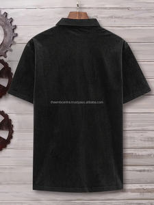 Ventas calientes 100% algodón hombres camiseta logotipo personalizado precio al por mayor pantalones cortos manga hombres camiseta polos, polos de los hombres - Product Image 5