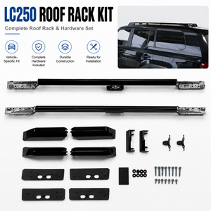 ราวหลังคาอะลูมิเนียมอัลลอยด์ OEM สำหรับ LC250 2024+ พร้อมแร็คหลังคา - Product Image 3