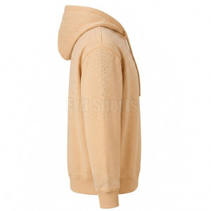 Comfortable Premium <b>Rhinestone</b> <b>Hoodies</b> with Crystal Embellishment 100% Cotton Eco-Friendly & Breathable Winter Clothing for Men - Product Image 4