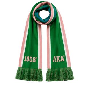 Ensemble de foulards rayés vert et rose, chauds pour l'hiver, en tricot, accessoire de mode, design à pompons doux, unisexe, décontracté, pour l'extérieur, cache-cou - Product Image 3