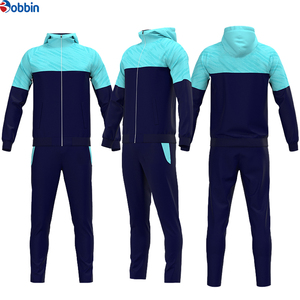 Top Quality Custom Design Zip up Hooded Men <b>Soccer</b> Jacket and Pants Training Wear Football Jacket Tracksuit Suits All Season - Product Image 4