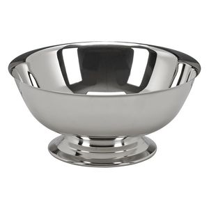 Modern Gold <b>Silver</b> Triple Bowl Serving <b>Tray</b> Luxury Hospitality Tabletop Display Set - Product Image 4