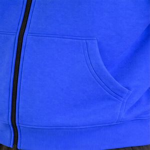 Sudadera con capucha y cremallera personalizada, extragrande, con cremallera completa, mezcla de algodón, impermeable, ecológica, 100% algodón mezclado, venta al por mayor, disponible en stock. - Product Image 3