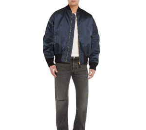 Custom Logo Winter Thick Men's Bomber <b>Jacket</b> <b>Pilot</b> Coats Retro MA-1 Bomber Flight <b>Jacket</b> Men With Copper Zipper 2026 - Product Image 3