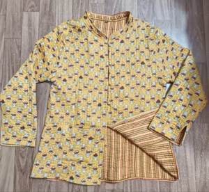 Women's Cotton Reversible <b>Quilted</b> Jacket Handmade Artisan <b>Winter</b> Fashion Coat OEM Supplier Manufacturer India - Product Image 1