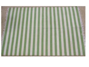 Tapis décoratif à tissage plat en coton pour salon, chambre ou chambre d'amis, ensemble de tapis - Product Image 3