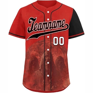 Maillot de baseball sublimé professionnel en polyester respirant pour clubs et équipes sportives - Product Image 1