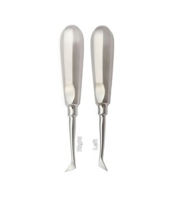 ชุดเครื่องมือถอนฟัน Cryer Dental Elevators ซ้าย-ขวา จำนวน 2 ชิ้น ทำจากสแตนเลส สำหรับการผ่าตัดช่องปาก - Product Image 5