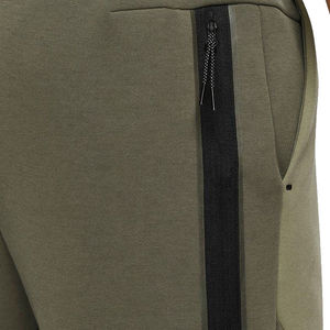 Pantalon de survêtement décontracté brodé, coupe droite large, style streetwear, avec rayures contrastantes, coupe ample, 100% coton, imperméable, vente en gros - Product Image 6