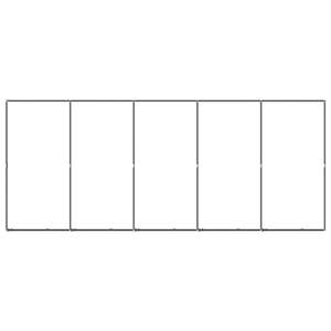 กรงสุนัขเหล็กเคลือบผงสีดำขนาดใหญ่ 99.1 ตารางฟุต แข็งแรงทนทาน สำหรับใช้ในสวนหลังบ้าน - Product Image 6