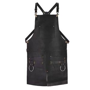 Tablier de soudeur en cuir de qualité professionnelle, finition rustique, pour usage industriel - Product Image 6