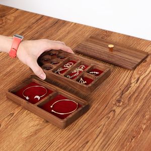 Rectangular <b>Storage</b> Organizer with Detachable Compartments for Rings Necklaces Bracelets Minimalist Design organizer box - Product Image 1