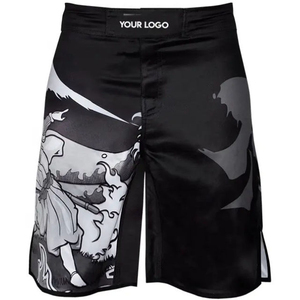 Nueva Llegada, Pantalones Cortos de MMA de Alta Calidad, Tendencia Actual, para Hombre, con Logotipo Impreso, Pantalones Cortos de Grappling, Ropa de Artes Marciales, Logotipo Personalizado - Product Image 1