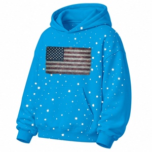Sweat à capuche oversize de qualité supérieure, tendance, style streetwear, couleur bleu ciel, avec un nouveau design, sweat à capuche en coton - Product Image 1