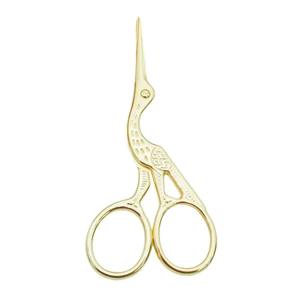 Tijeras Retro para Cejas en Forma de Grúa, Tijeras Vintage para Vello Nasal, Tijeras de Maquillaje Facial de Acero Inoxidable, Herramientas de Manicura - Product Image 6