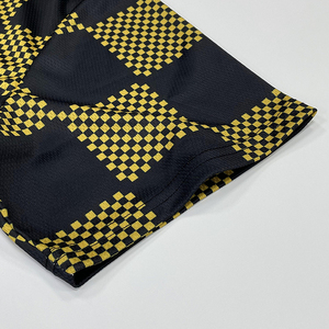 Camiseta de malla con corte holgado y estampado personalizado por transferencia térmica, estilo casual, talla grande, jersey de fútbol americano, cuello en V, manga corta, transpirable - Product Image 2