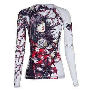 MMA custom Sublimated Long sleeve Rash Guard - Product Image 2