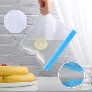 Bolsas de Plástico Reutilizables con Cierre Hermético para Almacenamiento de Carne, Impresión Personalizada, Duraderas, Ecológicas, Impermeables, con Doble Cierre - Product Image 5