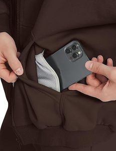 Sweat à capuche zippé épais 300 g/m² pour homme, en molleton de coton et polyester, personnalisable avec logo, streetwear d'hiver, respirant, coupe ample, teint uni, vente en gros - Product Image 4