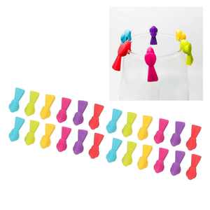 Marcadores de copas de vino Vibrant Bird, identificadores de bebidas coloridos de seis piezas para reuniones sociales y fiestas de cócteles - Product Image 2