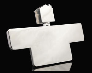 Colgante de lujo con diamantes helados y chapado en oro de aleación, estilo Street Overlord - Product Image 3