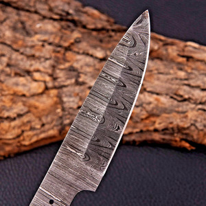 Cuchillo de Cocina de Acero de Damasco Hecho a Mano, Hoja en Bruto para Fabricación DIY, Componente para Fabricantes, Proveedor Mayorista - Product Image 3