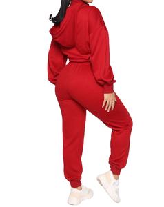 Joggers para mujer, Top corto de 2 piezas, conjunto de pantalones de dos piezas para mujer, conjunto de chándal para correr de dos piezas de otoño, conjunto de chándal para mujer 2026 - Product Image 3