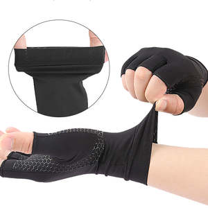 Guantes de Fitness para Levantamiento de Pesas, Transpirables, con Cierre de Cordones, para Artritis, Túnel Carpiano, Soporte Deportivo para Manos, Nailon - Product Image 2