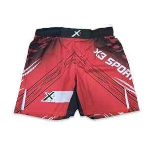 Shorts de boxe légers 2026 pour hommes, imprimés par sublimation, séchage rapide, extensibles, respirants, anti-rétrécissement, 140g, durables, 100% polyester - Product Image 1