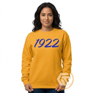 Sudadera de Felpa de Algodón con Cuello Redondo Blanca para Mujer, Marca Sigma Gamma Rho, Manga Larga, Bordada, Otoño Invierno, Sudaderas con Capucha de Alta Calidad - Product Image 1