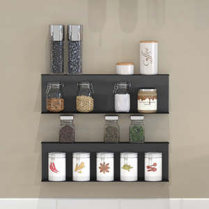 Étagère de rangement de cuisine multifonctionnelle en bois d'ingénierie Jasden de qualité supérieure, unité d'armoire à vaisselle pour cuisine modulaire/moderne - Product Image 1