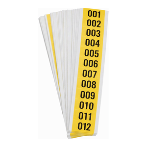 Kit de Etiquetas Autoadhesivas Reutilizables con Números y Letras de 0.75 pulgadas de Alto x 1.5 pulgadas de Ancho para Identificación de Equipos por Brady - Product Image 2