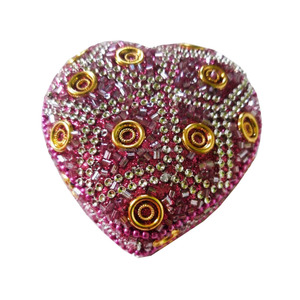 Caja de Metal con Forma de Corazón para Joyas, Estuche de Aluminio Personalizado para Regalos de Boda, Recuerdos para Invitados en Oferta - Product Image 1
