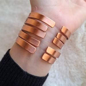 Nuevas Pulseras Magnéticas Curativas de Cobre Puro, Personalizables y Trenzadas para Alivio del Dolor, para Familiares, Modernas y de Alta Venta - Product Image 2