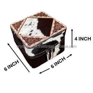 Kích Thước Lớn Bộ Sưu Tập Đồ Trang Sức Tay Dụng Cụ Da Dây Kéo Hộp Gương Trang Sức Vòng Earing Da Bò Bao Bì Đồ Trang Sức Organizer Trường Hợp - Product Image 2