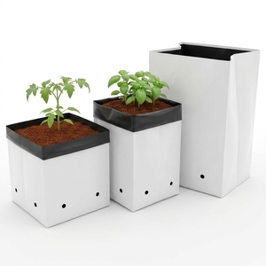 Custom UV Resistant Black and White Plastic Plant <b>Bags</b> Nursery Poly Grow <b>Bags</b> for Greenhouse <b>Vegetables</b> Fruit Trees Planting - Product Image 1