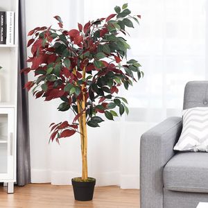 Albero di Ficus Artificiale Alto 1,2 Metri con Vaso da Vivaio - Product Image 2