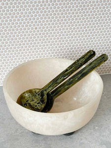 Artizon Studio Handmade Customized <b>Salad</b> <b>Tools</b> Spatulas Server Set of 2 with Resin Handles Dishwasher & Microwave & Oven Safe - Product Image 6