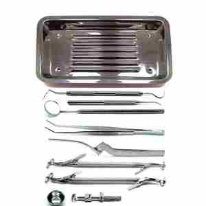 Equipo Dental con Certificación CE, Fuente de Alimentación Manual, Incluye Instrumentos de Acero Inoxidable para Bandeja de Amalgama y Composite de Dentavex - Product Image 3