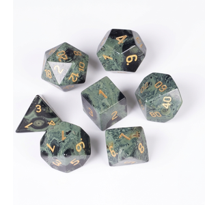 High quality stone <b>dice</b> Crystal Kambaba jasper natural crystal reiki healing gemstones Engraved custom <b>dice</b> <b>set</b> Vikings crystal - Product Image 2