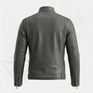 Veste de moto en cuir véritable pour homme de qualité supérieure, nouvelle arrivée, vestes de moto d'hiver, protections amovibles, personnalisables - Product Image 2
