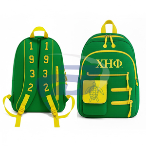 Sac à dos de haute qualité de style 3D Chi Eta Phi CEPhi Sorority, sac d'école moderne pour le sport et les voyages, design de logo personnalisé - Product Image 3