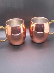 Mug à boire en cuivre poli pour bar, hôtel et restaurant, 100% cuivre pur, mug à cocktail et à bière, fait main, décoratif, en cuivre - Product Image 2