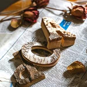 Lettres de l'alphabet en bois fantaisie pour les tout-petits, jouet éducatif, décoration lumineuse pour salle de jeux, aide à l'éducation précoce - Product Image 2