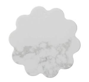 Posavasos de Mármol Blanco con Forma de Flor, Decoración de Mesa de Lujo en Piedra Natural para Tazas de Café, Copas de Vino, Regalo de Inauguración - Product Image 3