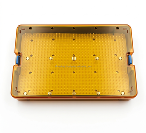 Plateau de stérilisation en plastique de qualité professionnelle A-1 VERITAS, organiseur médical pour instruments chirurgicaux, réutilisable et autoclavable - Product Image 4