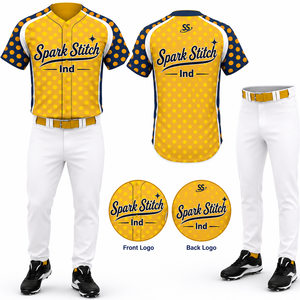 2026 High Quality Breathable Plus Size <b>Baseball</b> Uniforms for Adults 100% Polyester Sportswear From Pakistan - Product Image 1