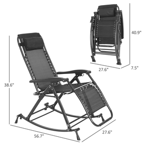 เก้าอี้เอนนอนสำหรับพักผ่อนกลางแจ้งอย่างสบาย - Product Image 2