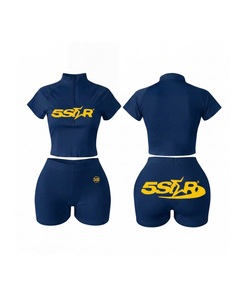 Conjunto Corto Cortavientos de Poliéster Premium de 135 GSM, Paneles en Contraste Blanco y Negro, Bordado Personalizado, Impresión, OEM, ODM - Product Image 2