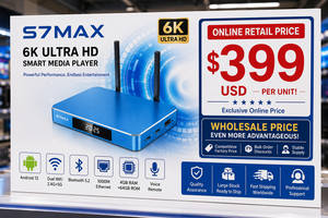 Crecimiento de tu Negocio en Línea: TV Box Android S7 MAX con Resolución 6K, Android 12, Precios Competitivos al por Mayor, Gran Potencial de Reventa - Product Image 2